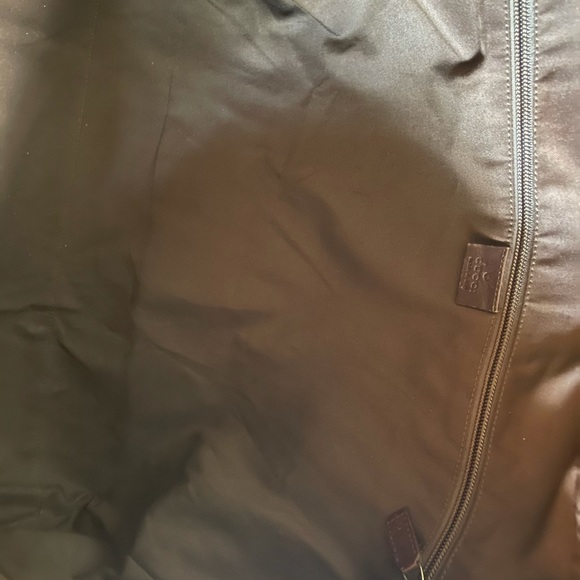 Gucci Guccissimma leather Weekender travel carry on duffel bag w/ lock key - Picture 10 of 12